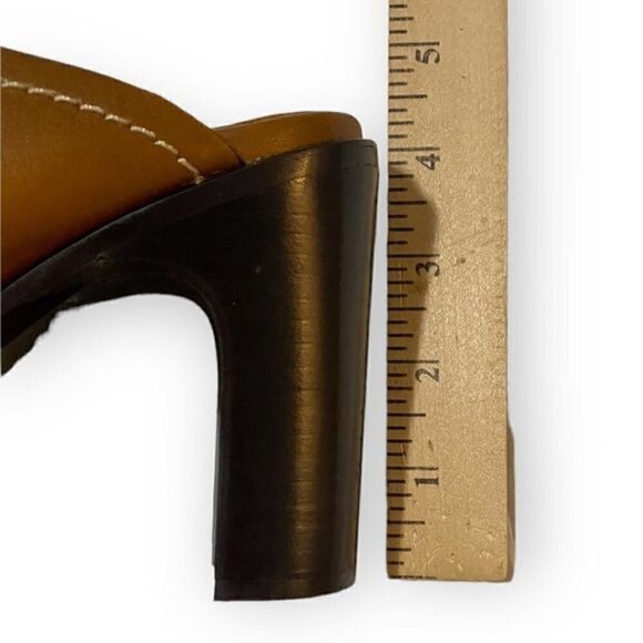 New in box, See‎ by Chloe Annia Brown Leather Mule Clog, Size 41EU - Picture 13 of 16